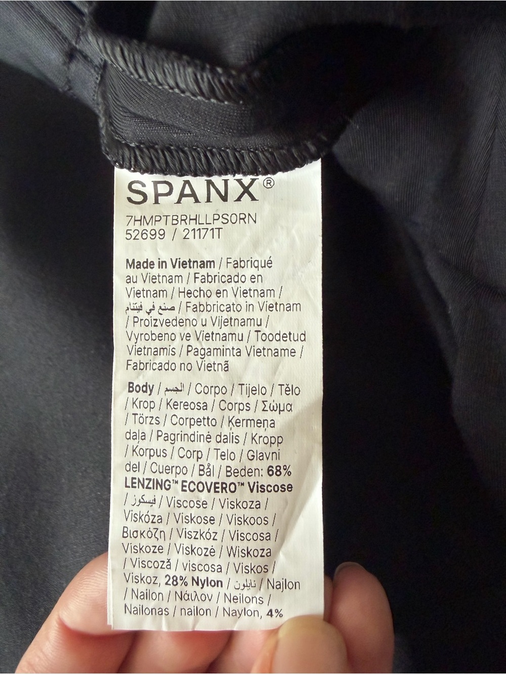 SPANX High Rise Ponte Barrel Leg Pants Black L Tall NWT - Picture 11 of 12